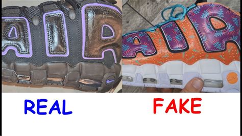 fake nike uptempo 97 soles came off in rain|how to check for fake nikes.